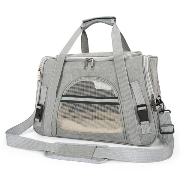 Pet Carrier Handbag Pet Carrier Bag Shoulder Bag for Small Dog &amp; Cat -Black