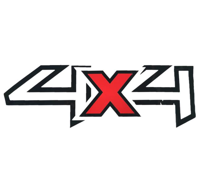 4x4 Decals Stickers Vinyl For Bakkies &amp; SUVs 40x12cm