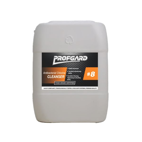 PROFGARD #8 Anti Bacterial Chlorine Cleanser 20 Litre