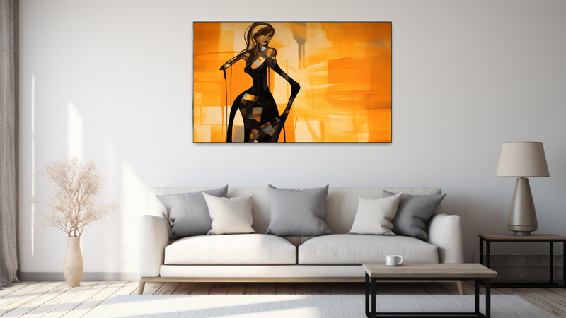 Canvas Wall Art - Shapley Female Creative Abstract - HD0235