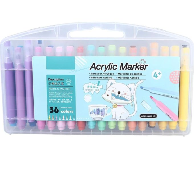 Acrylic Marker -36 colors For Art