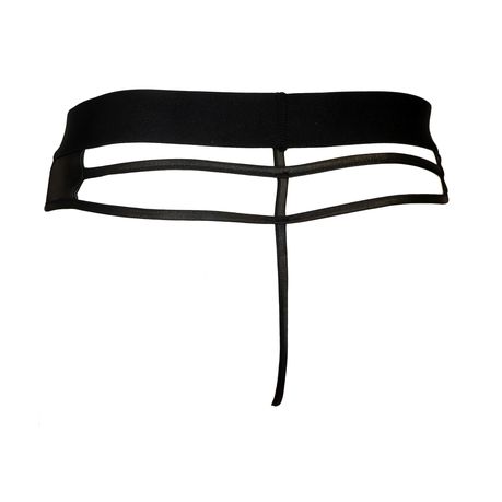 Men's T-Back Thongs Bikini Briefs Strappy Underwear G-String Pack