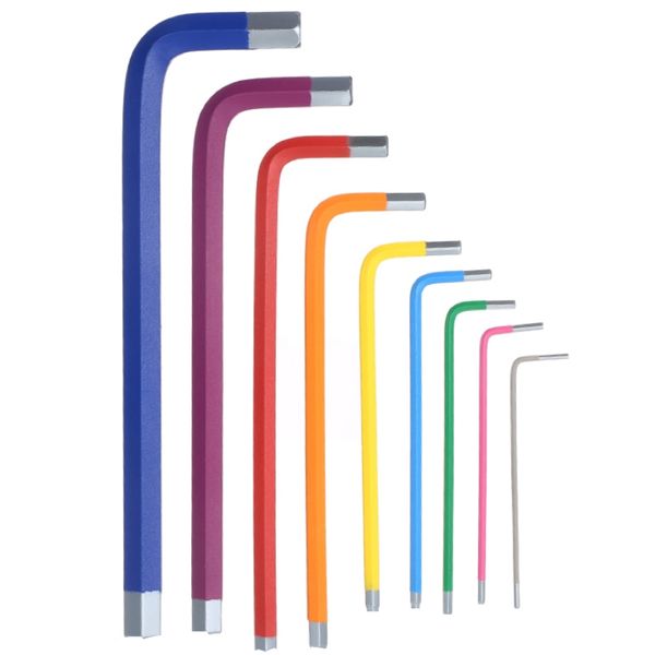 Home DIY Large Allen Key Tool Set Of 9