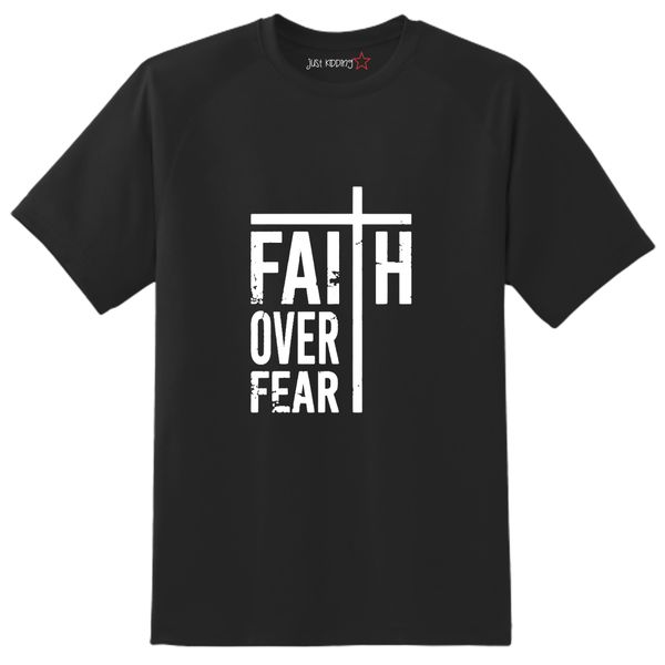Just Kidding Boys "Faith Over Fear 2" Tshirt Black