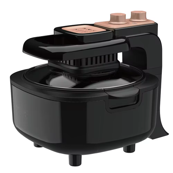 1100W Visual Air Circulation 4.5L Air Fryer with Overheating Protection