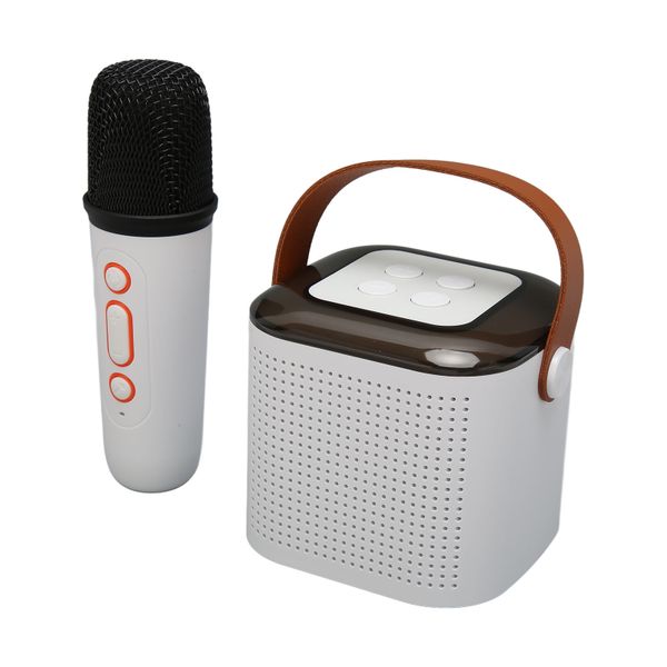 Karaoke Machine, 1 Mic, White