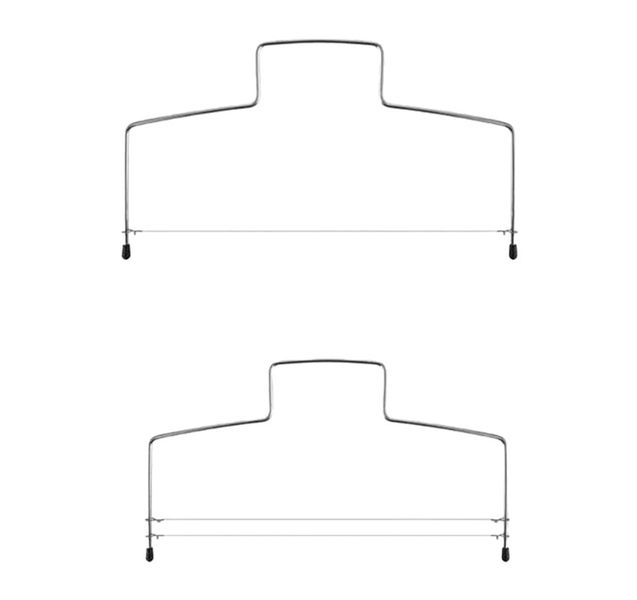 2 Pieces Adjustable Cake Leveler Set,Stainless Steel Cake Slicer