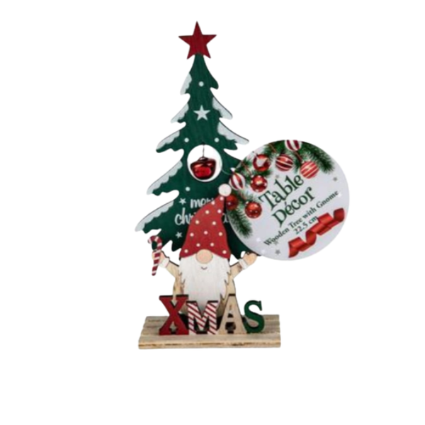 Festive Mini Christmas Tree Décor with Holiday Charm Tabletop Ornament