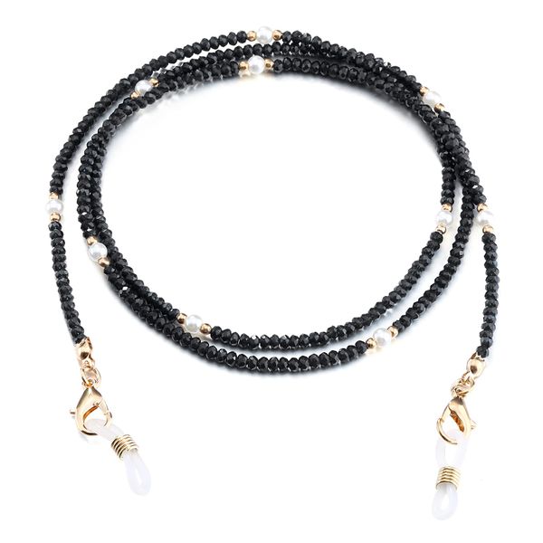 Crystal Beaded Eyeglasses Strap with Pearl for Women - Lanyard