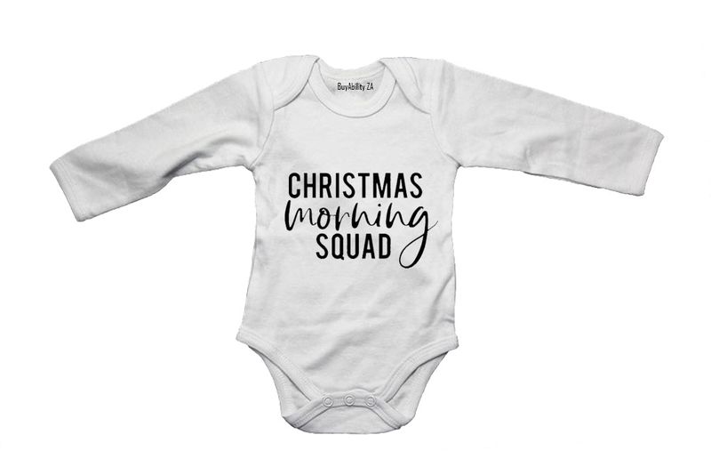 Christmas Morning Squad - Long Sleeve - Baby Grow