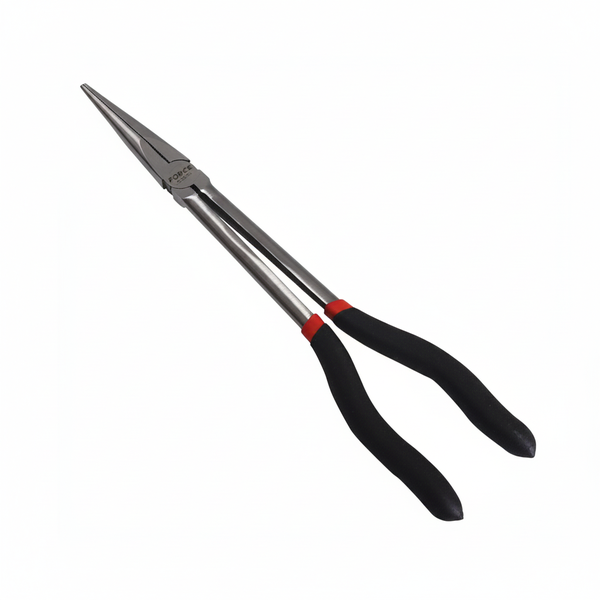 Force 11 Inch Long Nose Straight Pliers for Precision Work