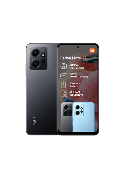 Xiaomi Redmi Note 12 128GB Dual Sim - Onyx Grey