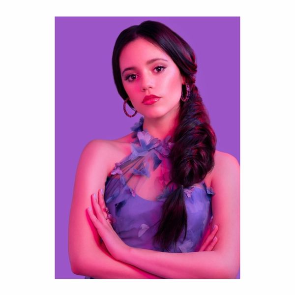 Jenna Ortega Purple - A1 Poster