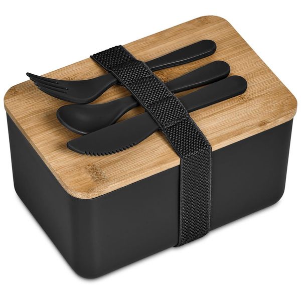 Pasuta Recycled Plastic &amp; Bamboo Lunch Box