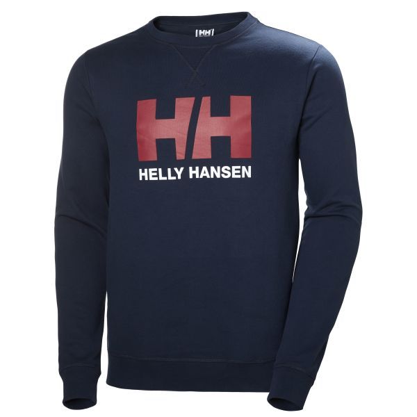 Helly Hansen Mens HH Logo Crew Sweat - Navy