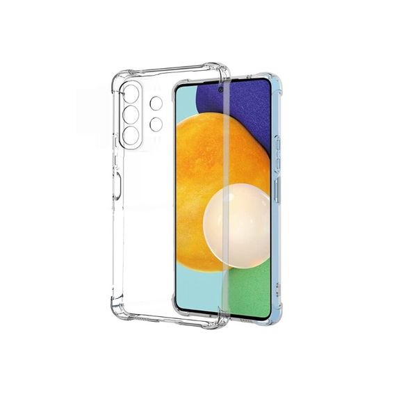 Clear Shockproof Cover and Glass Protector for Samsung A13 4G