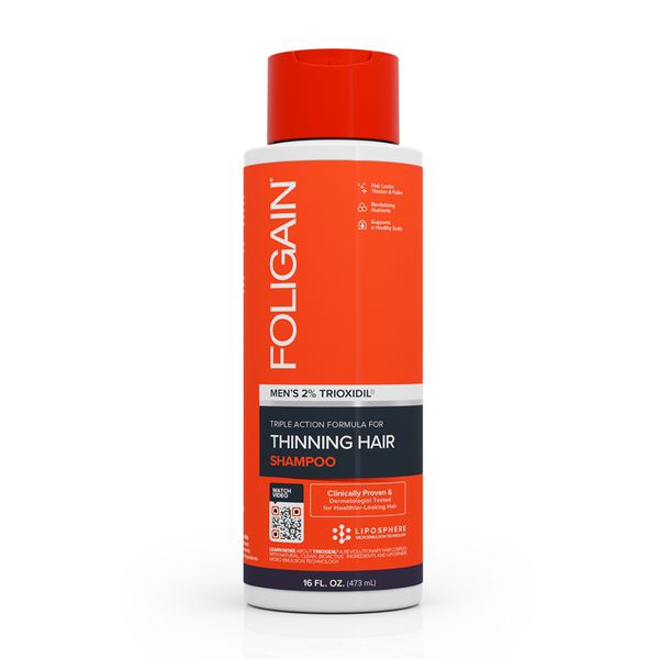 Foligain Triple Action Shampoo for Men with 2% Trioxidil - 473ml
