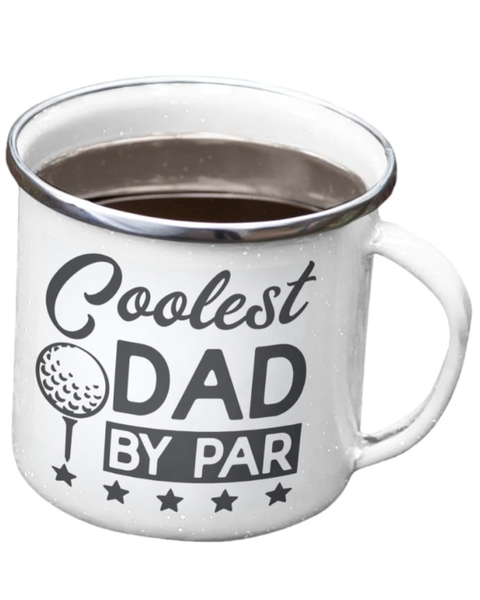 Coolest Dad by Par Enamel Mug