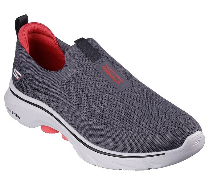 Skechers Go Walk 7 Navy/Orange (216633)