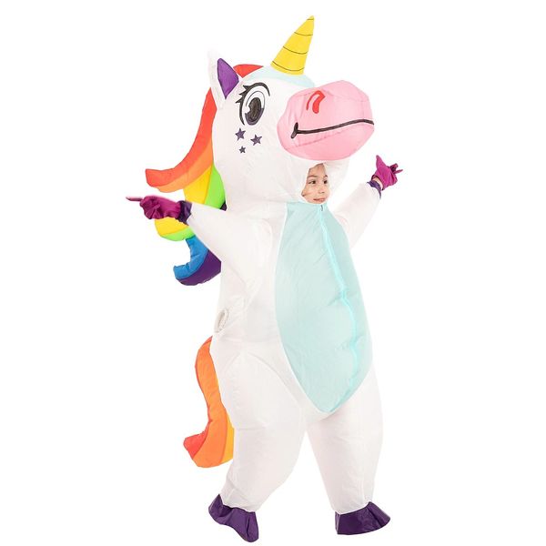 Unicorn Full Suit With Automatic Battery Air Inflator - Umlozi - White