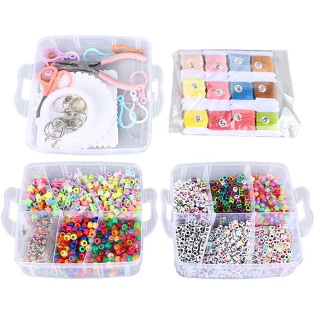 YB Sparkle -3688 Pieces Decorative Jewelry Bead Bracelet Making Kit Image