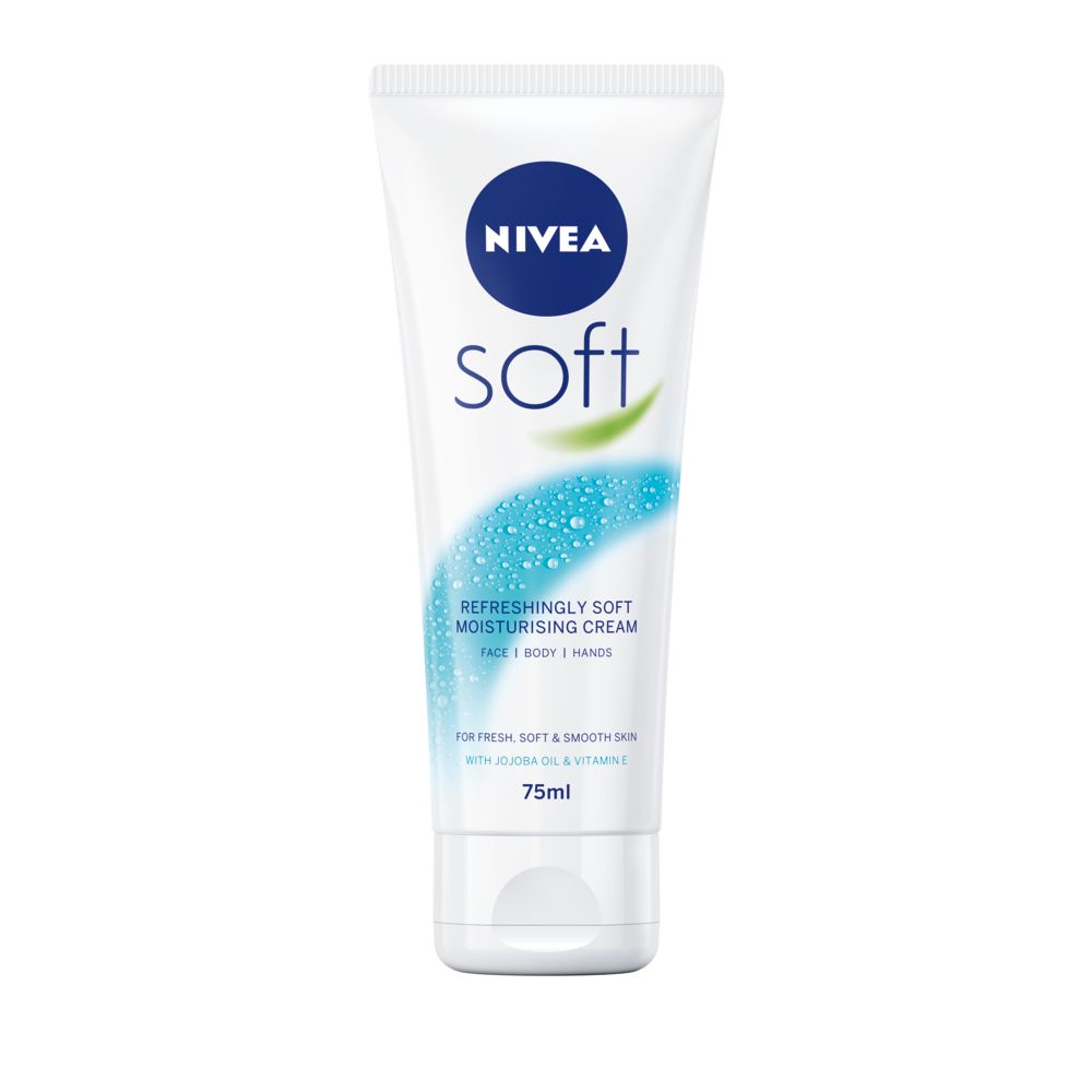 NIVEA Soft Moisturising Cream, Body Cream with Jojoba Oil & Vitamin E