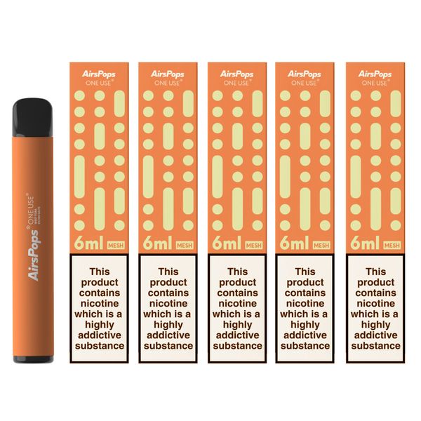 Airscream One Use 5 x Disposable - West Toba 5% Nic Salts