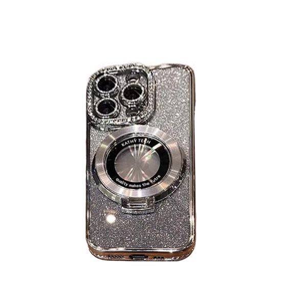 Magnetic Bracket Mobile Phone Case Compatible with Apple 16 Pro Max
