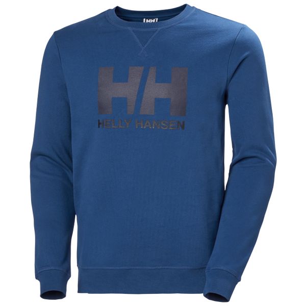 Helly Hansen Mens HH Logo Crew Sweatshirt - Deep Fjord