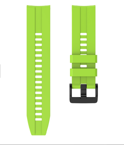 Silicone Strap Compatible with Huawei GT (46mm) - Lime green