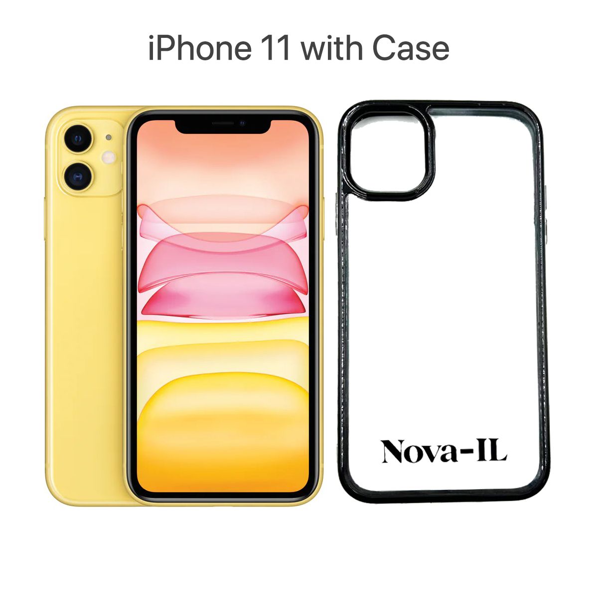 iPhone 11 64GB Certified Pre-Owned- Better Quality + NOVA-IL Case