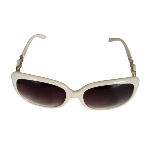 Modern Polarized Chain Fashion Women Eyewear White Sunglasses Shades
