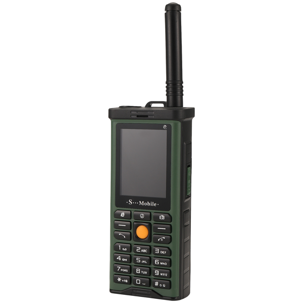 Rugged Outdoor Mobile Phone Big Power Long Standby Antenna-Green