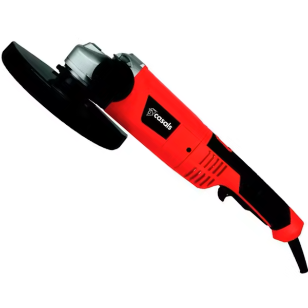 Casals Angle Grinder With Auxiliary Handle Plastic Red 230mm 2000W