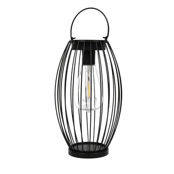 H&amp;S - Solar Metal Lantern - Design 2