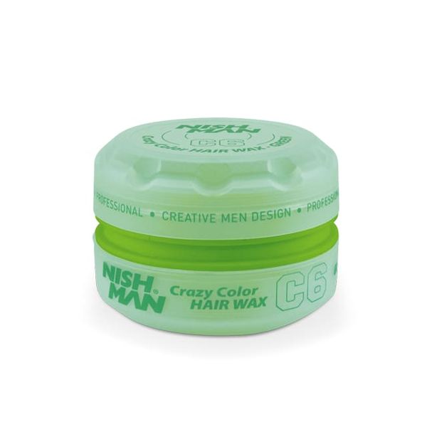 Nishman Coloring &amp; Styling Wax C6 Green 150 ML