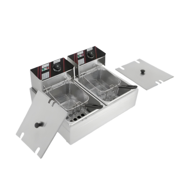 6L Electric Fryer - Stainless Steel Deep Fryer for Home Use