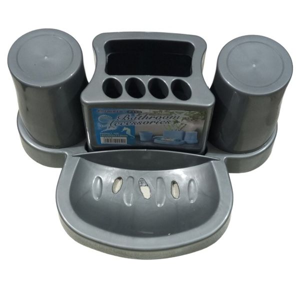 Plastic Toothbrush Holder Set of 3