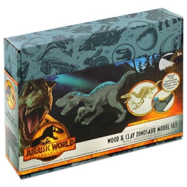 Jurassic World Dominion Wood &amp; Clay Dino Set