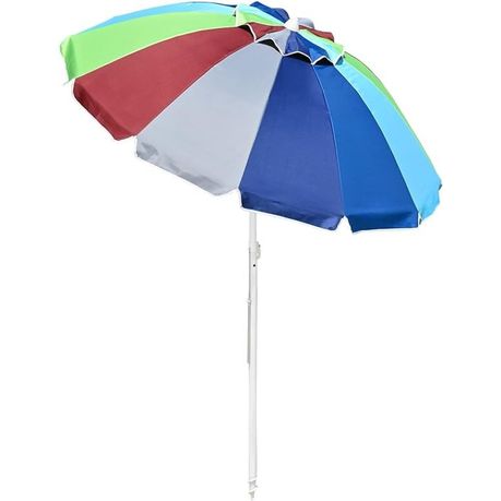 HZH Sunscreen Fishing Umbrella Sun Shade Outdoor - Beach Umbrellas  360°Rotation and Adjustable Height, Double Curved Umbrellas Sun Protection