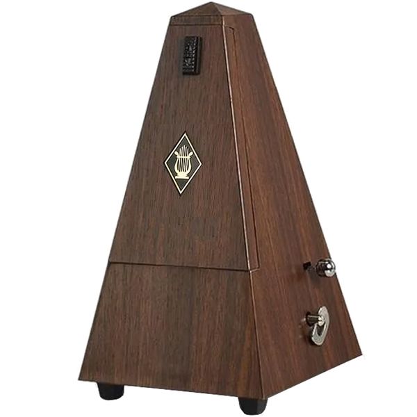 Music Vintage Wood Mechanical Metronome For Musical Instruments - 21.5cm