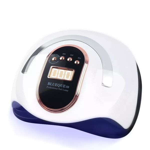 BLUEQUE V8 168W UV LED Nail Lamp Dryer for Curing Gels Polish