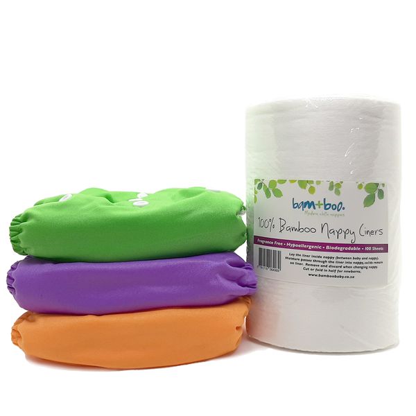 Cloth Nappy Starter Pack (Microfibre)