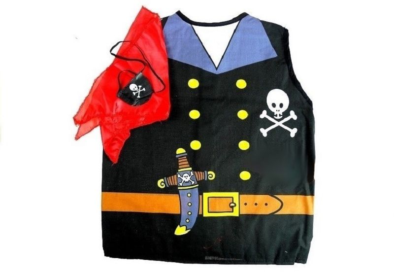 Pirate - Role Play Costume For Kids With Accessories, Dress Up, Pretend