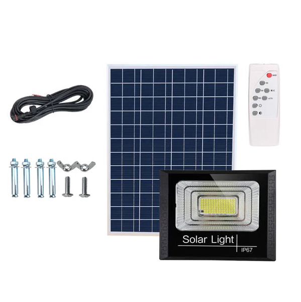 25W Solar Flood Light for Load Shedding with Remote Control