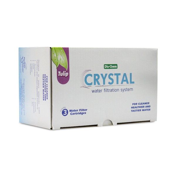 Crystal Water Filter 3 Pack Tulip