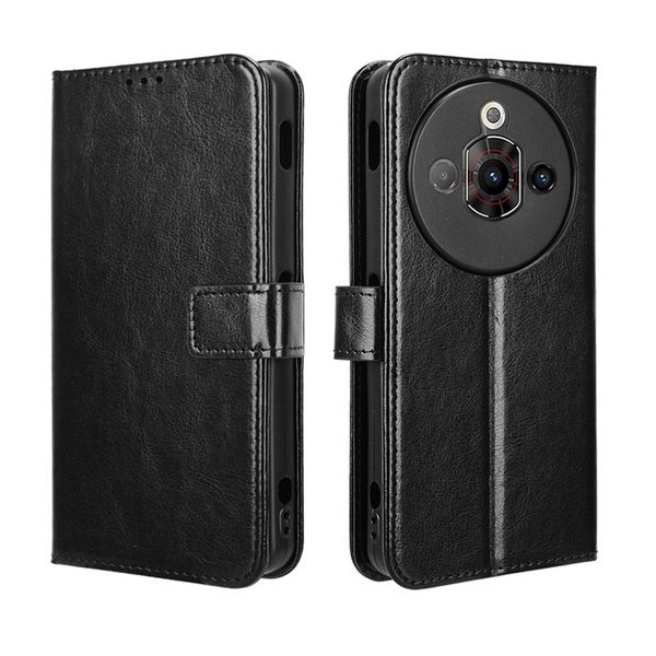 Crazy Horse Pattern Leather Protective Case For ZTE Nubia Focus Pro 5G
