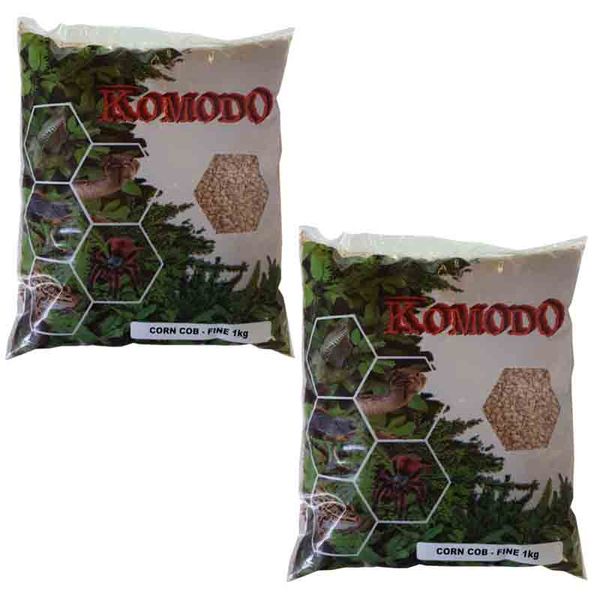 Komodo CORN COB COARSE - 1kg FINE Double Deal
