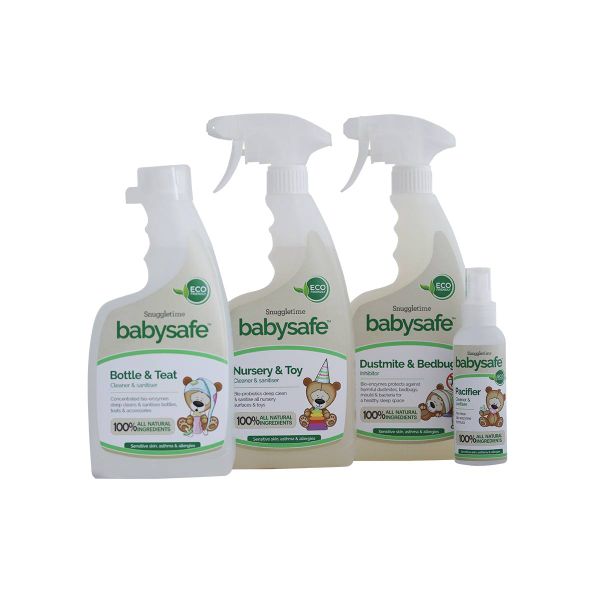 Babysafe - Nursery, Toy, Bottle, Dummy &amp; Dust Mite Cleaner Set