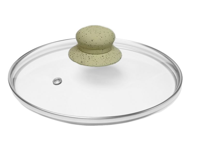 Cream Handle Glass Lids For Pots or Pans